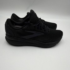Brooks Men's Ghost 16 Lace-Up Sneakers Black/Black/Ebony 1204071B020