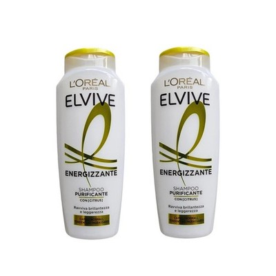 L'Oreal Elvive Energizzante Shampoo Purificante 250ml 2er Pack.
