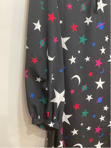 ModCloth Captain Galactic Celestial Long Sleeve Dress 1X Twee Teacher Star - Picture 3 of 8