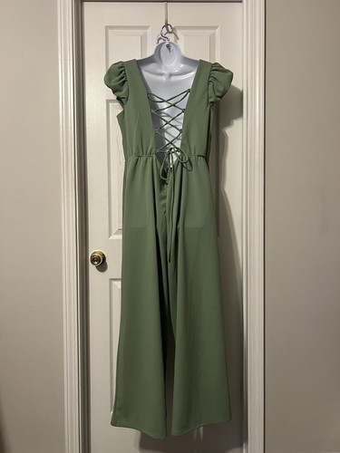 Persaya Jumpsuit grün Übergröße 2x Damen Sommer Stretch - Bild 4 von 11