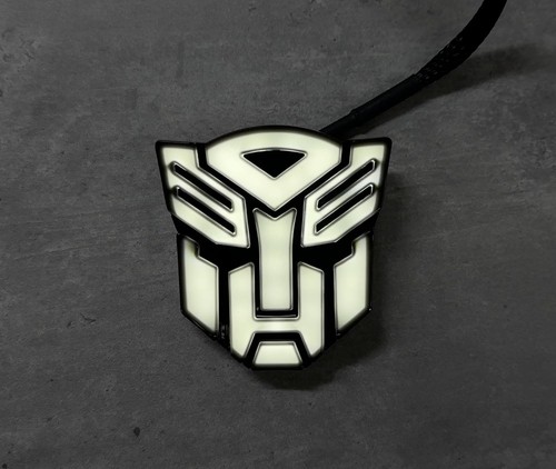 Emblema de guardabarros de robot automático (3") 2 piezas/juego, negro - Imagen 3 de 6