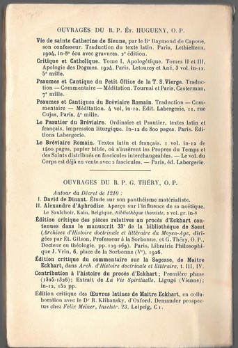SERMONS de TAULER Vie spirituelle Librairie DESCLÉE Circa 1927 3 tomes complets - Imagen 2 de 12