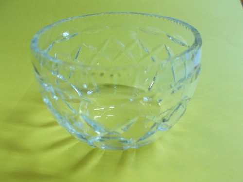 LOVELY CRYSTAL BOWL - WEBB CORBETT ENGLAND - SCALLOP EDGE / DIAMOND CUT # 669 - Picture 16 of 19