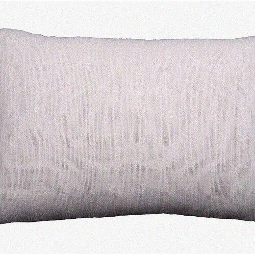 Boho Chic Ivory Lumbar Pillow Cover - Authentic 14x22 Decor - Imagen 1 de 7