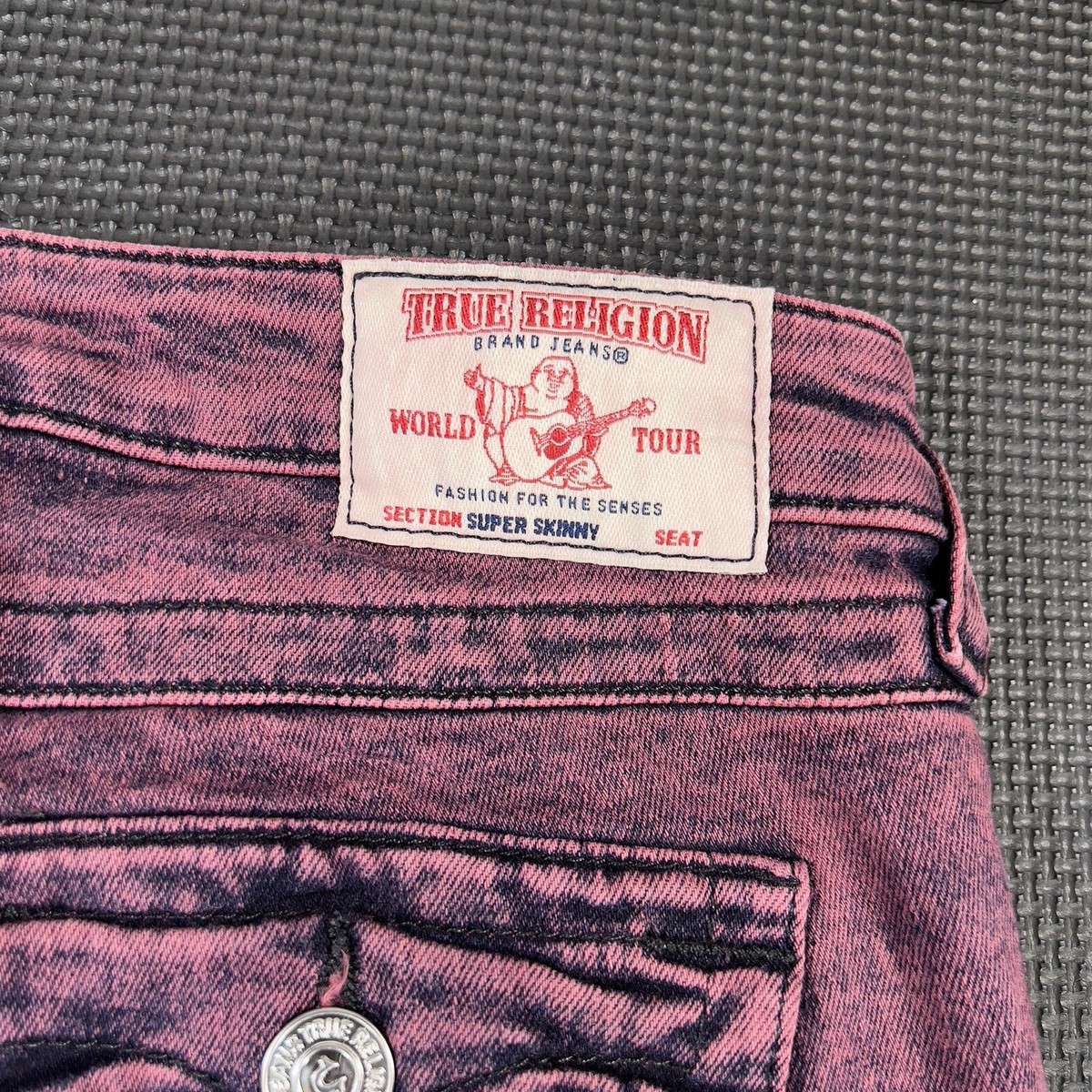True Religion Super Skinny Jeans Womens sz 26 (29x28.5