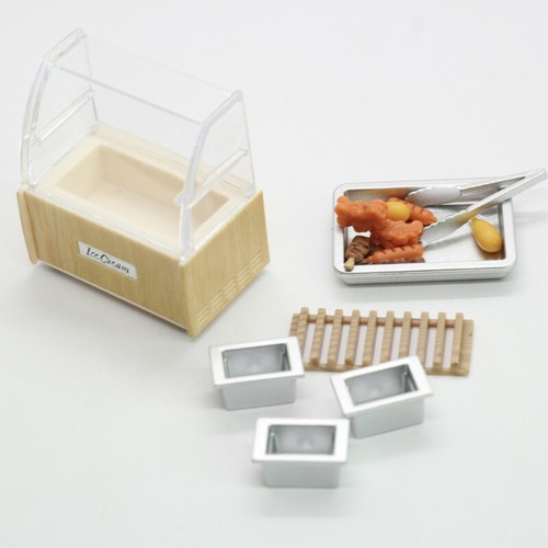 1SET Dollhouse Miniature 1:24 Scale Barbecue Cabinet Food Set Plastic Accessory - Picture 3 of 9