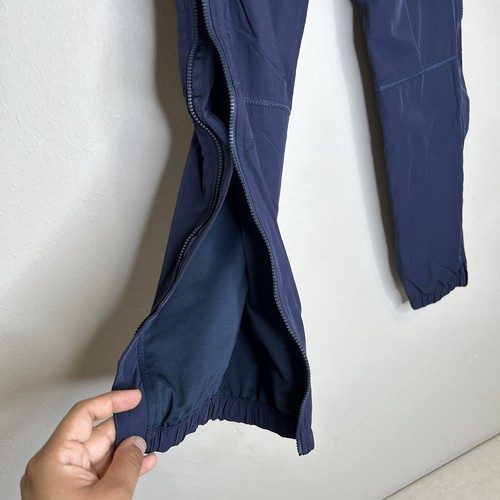 Ivivva Girls Navy warm up pants zip legs 8 - Picture 5 of 12