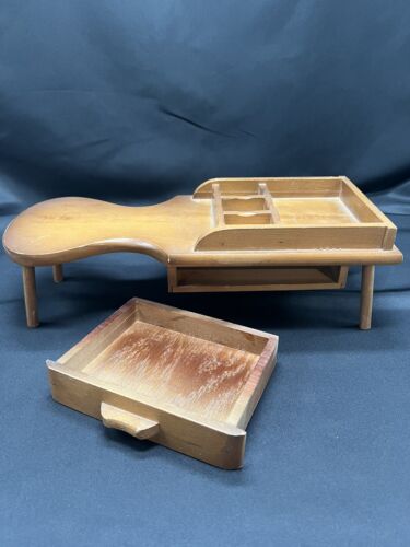 Vintage Wooden Cobbler Coffee Table Crosley Dist. Co St. Louis Salesman Sample - Picture 6 of 9