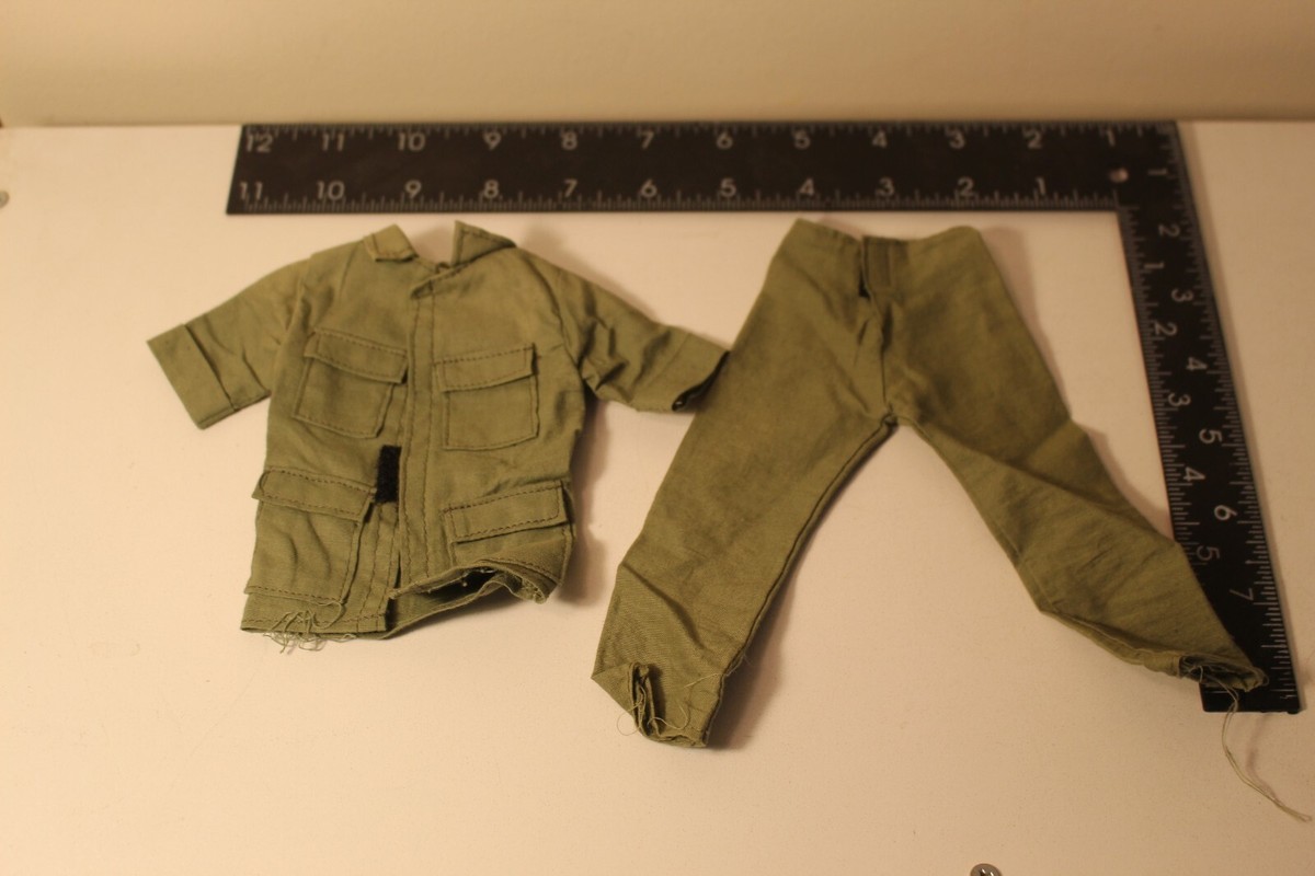 1/6 Scale GI Joe Green Four Pocket Uniform Ultimate Soldier 1/6 Scale GI Joe Green Four Pocket Uniform Ultimate Soldier