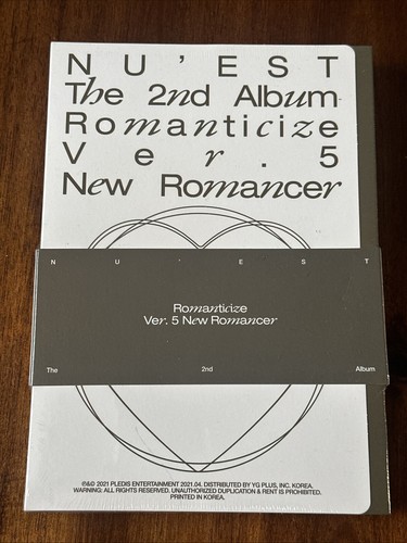 The 2nd Album 'romanticize' (New Romancer Version) by Nu'est (CD, 2021) - Imagen 1 de 2