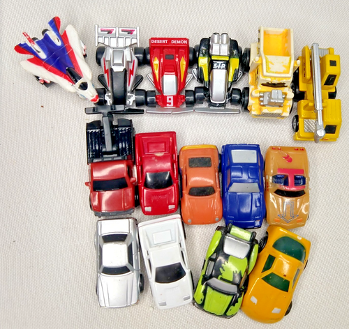 MICRO MACHINES Automobile Lot x15 Lamborghini formula Construction Crane Jet - Picture 1 of 5