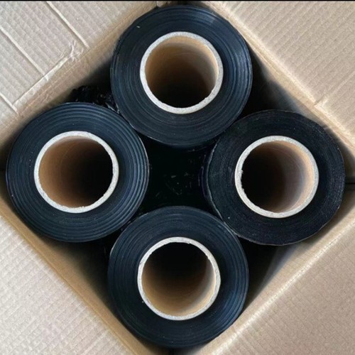 4 rollos de película elástica envoltura de paleta de 18" x 1000 pies envoltura retráctil manual resistente negra - Imagen 2 de 8