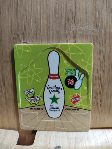 The Simpsons Bowl-a-Rama🏆2005 #38 Tazo Twisties🏆FREE POST - Picture 2 of 2