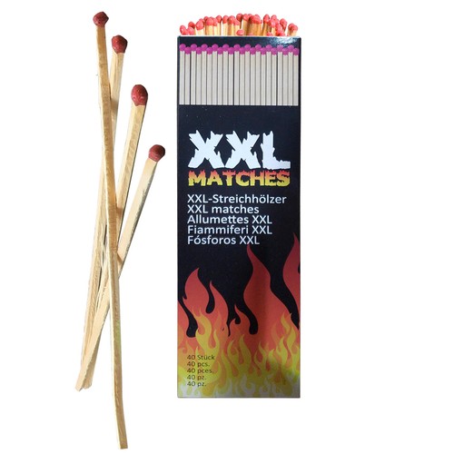 XXL Extra Long 40 Safety Matches Candle Fire Stick Kitchen Home Match