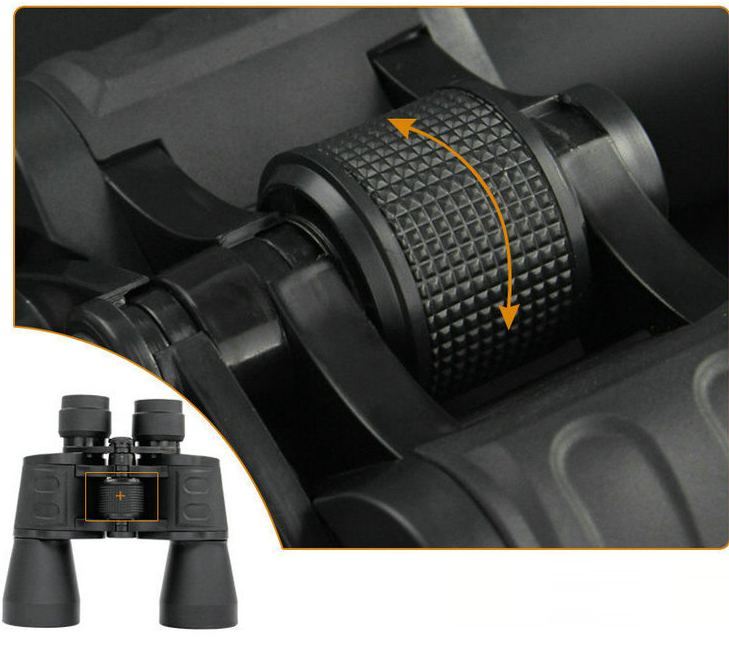 10X50 Outdoor Sports Binoculars Large Caliber 168FT AT 1000YDS