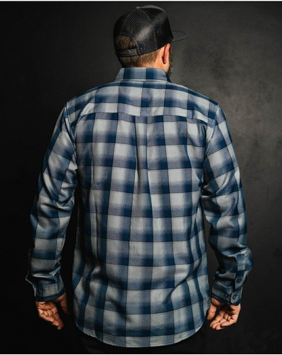 NEU IN TASCHE DIXXON FLANELL EXTRA LARGE "MIGHTY MO" HEMD HERREN XL NEU IM KARTON MARINEBLAU - Bild 3 von 8