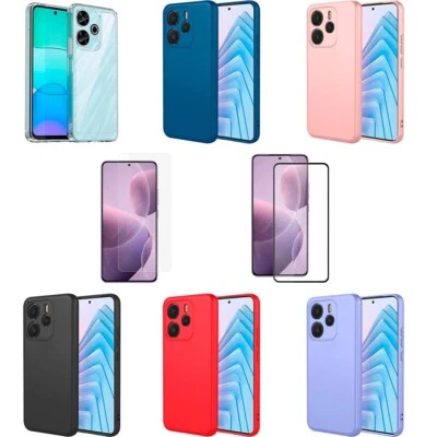 TODOBARATO 24HORAS Funda Para Xiaomi Redmi Note 14 4G Silicona Gel Lisa + Protector Cristal 5D