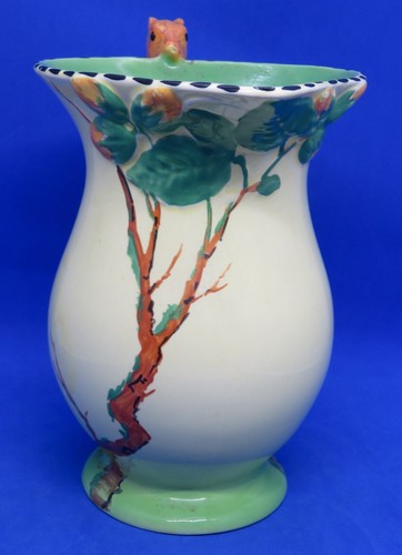 Jarrón/jarrón jarra Burleigh Ware vintage Art Deco antiguo mango ardilla - Imagen 6 de 13