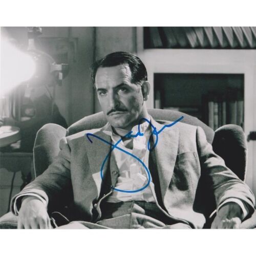 Autógrafo Jean Dujardin, foto original firmada a mano