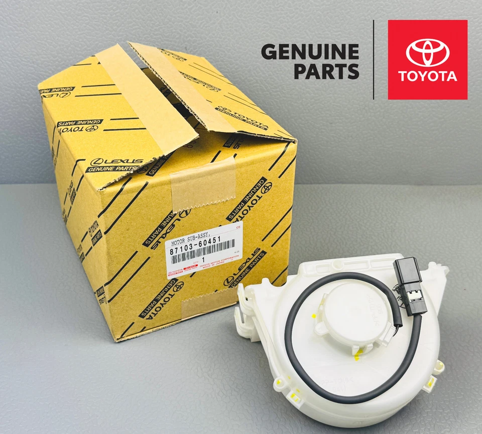 87103-60451 Toyota Land Cruiser Sequoia Lexus LX570 OEM motor soplador con ventilador Foto 3 de 4