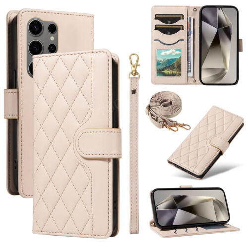 Für Samsung Galaxy A55 A56 A54 A36 A16 Handyhülle Schutz Cover Klapphülle Magnet - Bild 6 von 119