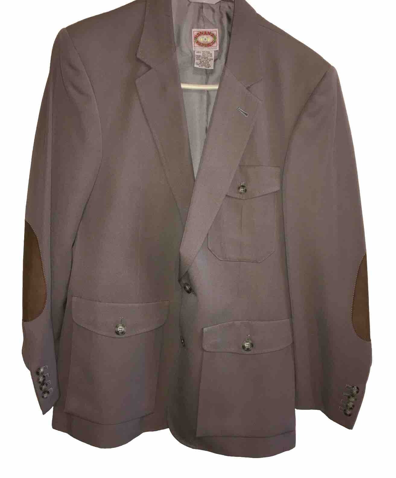 Banana Republic Mens Safari Jacket Sport Coat Blazer … Gem