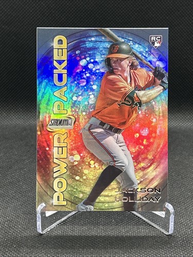 Jackson Holliday 2024 Topps Stadium Club Power Packed RC Insert Orioles