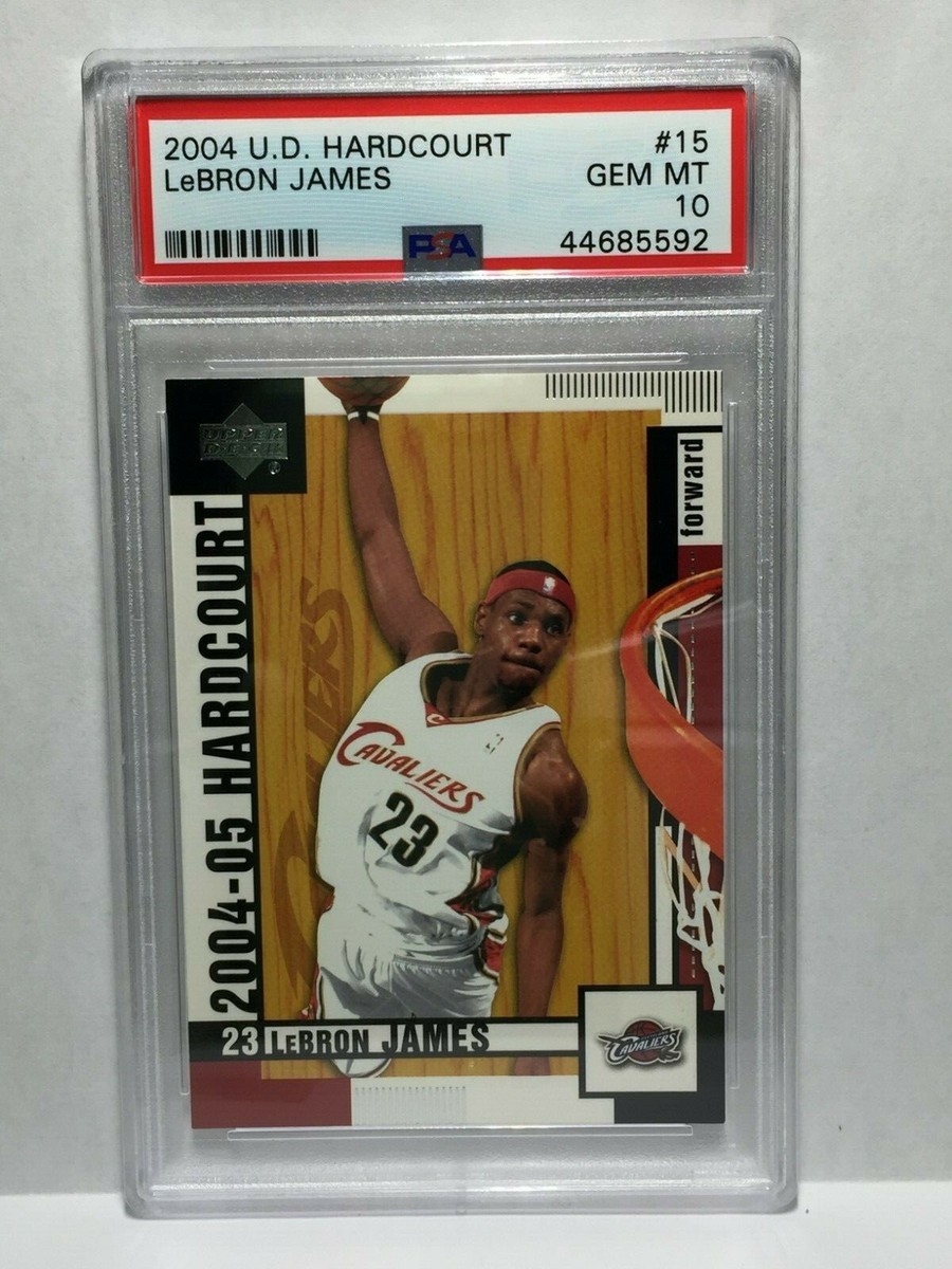 lebron james upper deck hardcourt