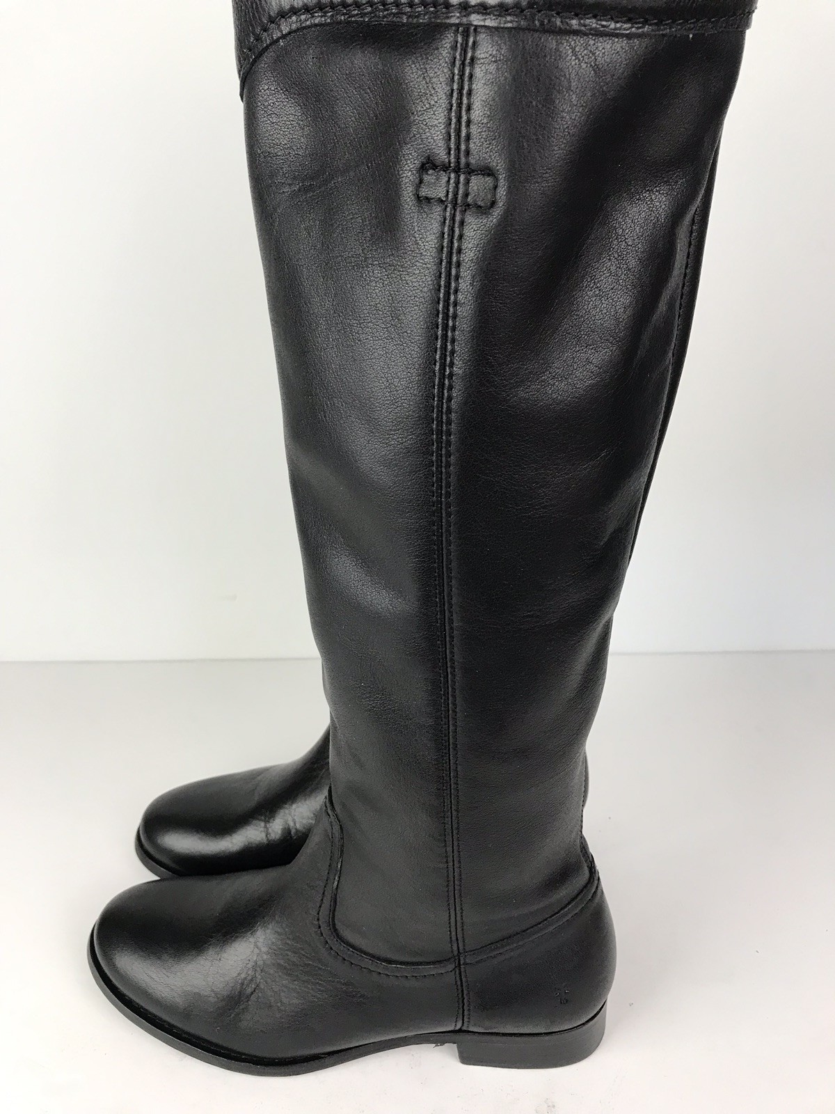 New Frye Cara Roper Tall Riding Riding Riding Black Leather Boots Size 7.5 B c934b4 New Frye Cara Roper Tall Riding Riding Riding Black Leather Boots Size 7.5 B c934b4