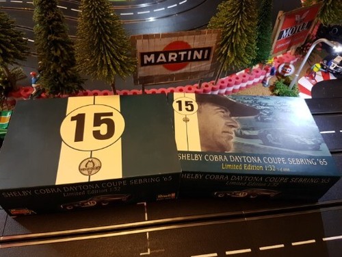 SHELBY COBRA DAYTONA COUPE SEBRING 1965 Limited Edotion Slotcar Revell NEU 1:32 - Bild 1 von 6