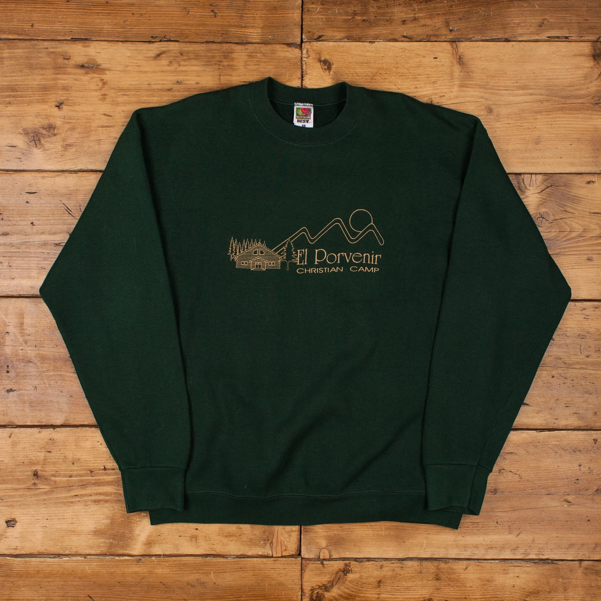 Vintage Fruit Of The Loom Graphic Sweatshirt XL 90s USA Made Green  Roundneck | eBay