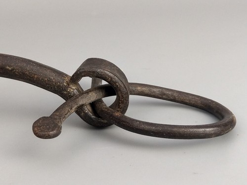 Antike schmiedeeiserne Pferdetrense Gebisse um 1800 - Bild 8 von 12