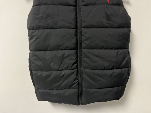 Puma Boys Full Zip Puffer Vest Jacket Size 7-8 Black Winter Outerwear - Picture 2 of 7