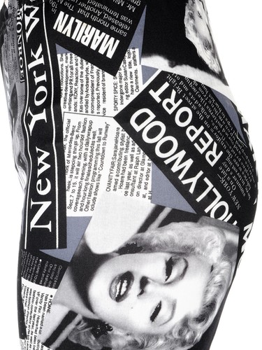 Marilyn Monroe Zeitungsinspirierte dehnbare bedruckte Leggings - Bild 4 von 21