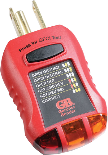 GFI-3501 Erdschlussbuchsentester & Stromkreisanalysator, 110-125V AC, für GFC - Bild 9 von 12