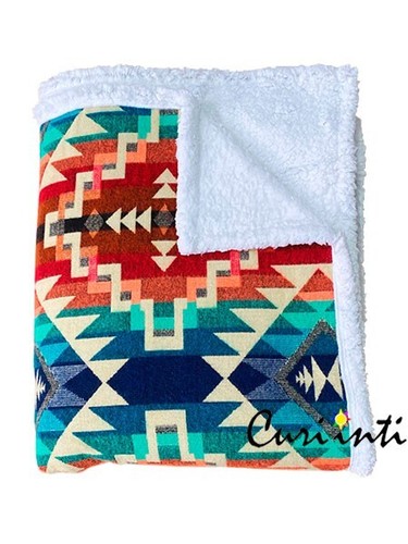 LOTE AL POR MAYOR DE 10 MANTAS ÁNGEL ALPACA CON DISEÑO ANDINO 73" X 89.5" 64V - Imagen 7 de 24