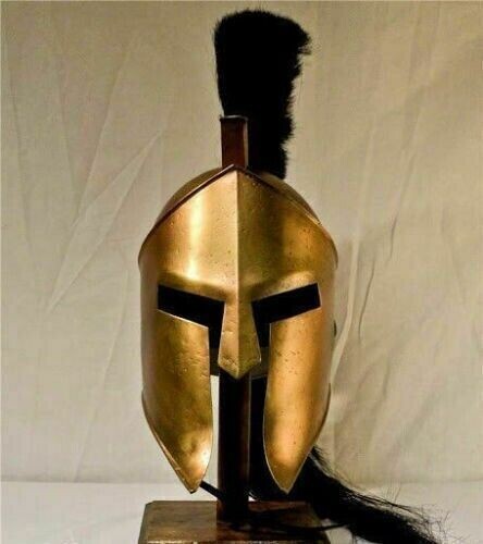 300 SPARTANHELM KÖNIG LEONIDAS FILM NACHBILDUNG HELM MITTELALTERHELM MIT STAN - Bild 4 von 13