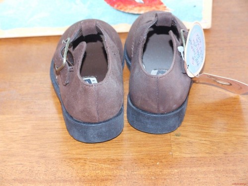 Hush Puppies Lauren Black or Brown Leather Dress Shoes Toddler - Picture 5 of 12