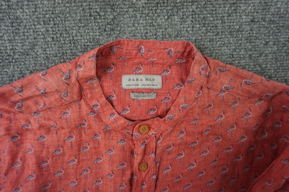 Chemise rouge homme zara sale