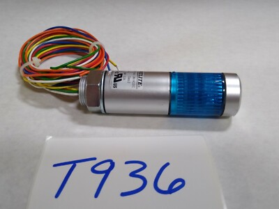 Patlite MPS-02 IP65 Stacklight Signal Tower BLUE 3FT WIRES Patlite MPS-02 IP65 Stacklight Signal Tower BLUE 3FT WIRES