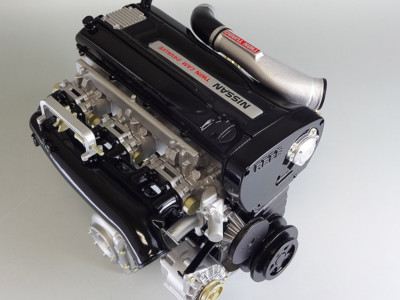 NISSAN SKYLINE GTR R33 RB26DETT 2.6L TURBO ENGINE 1/6 SCALE