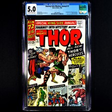 Journey Into Mystery Annual #1 🔥 1st appearance HERCULES & ZEUS 🔥 CGC 5.0 OW/W