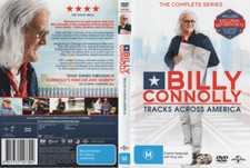 BILLY CONNOLLY - TRACKS ACROSS AMERICA - 2 x DVD -NEW -Never played -R 2 & 4 PAL