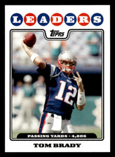 -KJ- 2008 Topps - #286 Tom Brady (A) *Free Shipping* New England Patriots