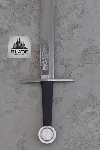 Hand Forged Carbon Steel Viking Sword Sharp / Battle Ready Medieval With Sheath - Picture 6 of 8