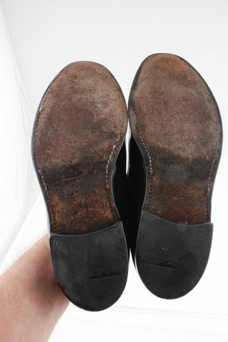 Bostonian FootSaver Men's Size 9.5 E/C Vintage Oxblood Tasseld Leather Loafers - Picture 5 of 10