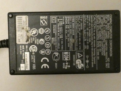 Netzteil Compaq Computer Corporation Series PPP033 ADP-50UB - geprüft M-3889 - Bild 1 von 9