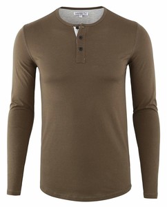 men's athletic fit henley