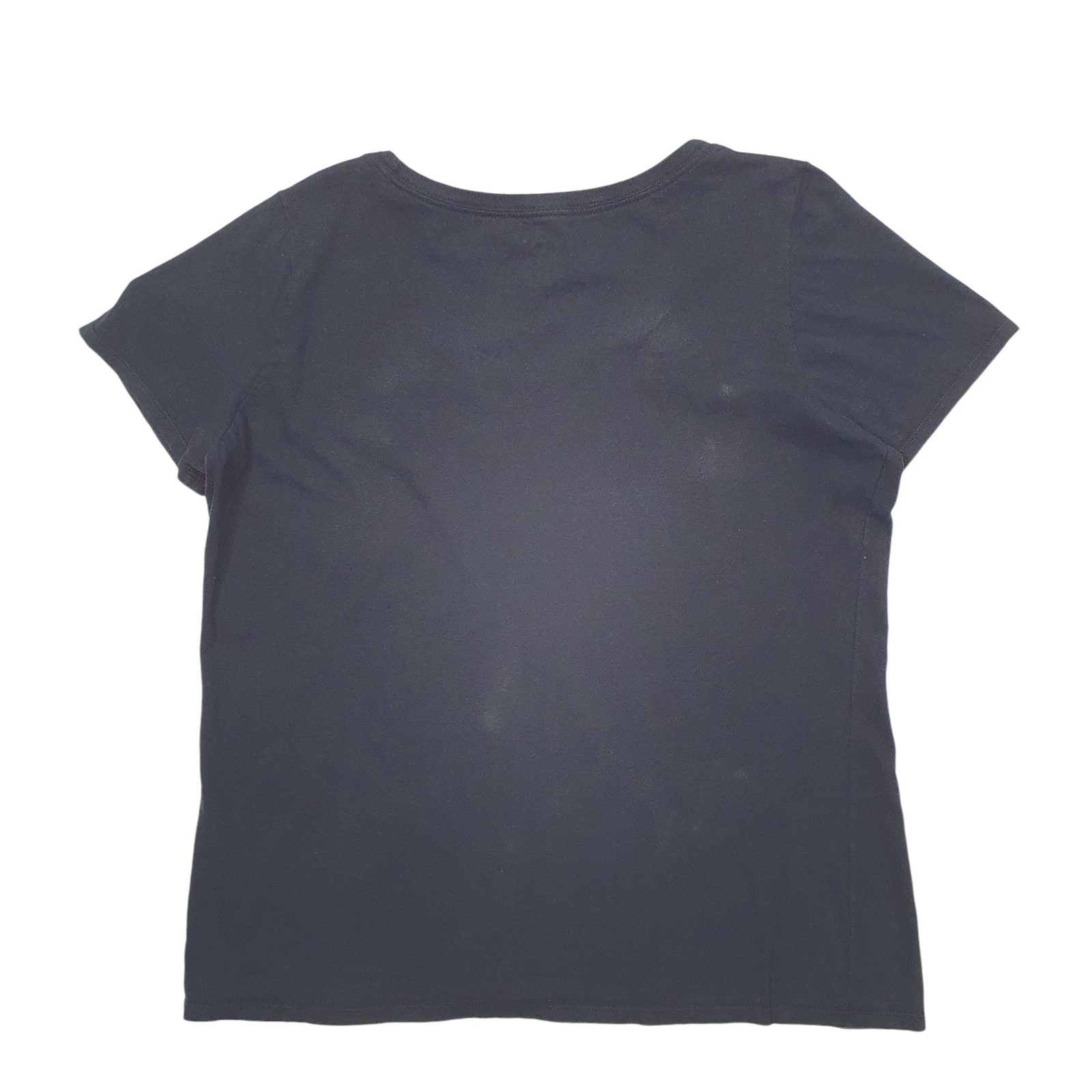 NIKE Black T Shirt Tee Short Sleeve Cotton Blend Womens M image 2