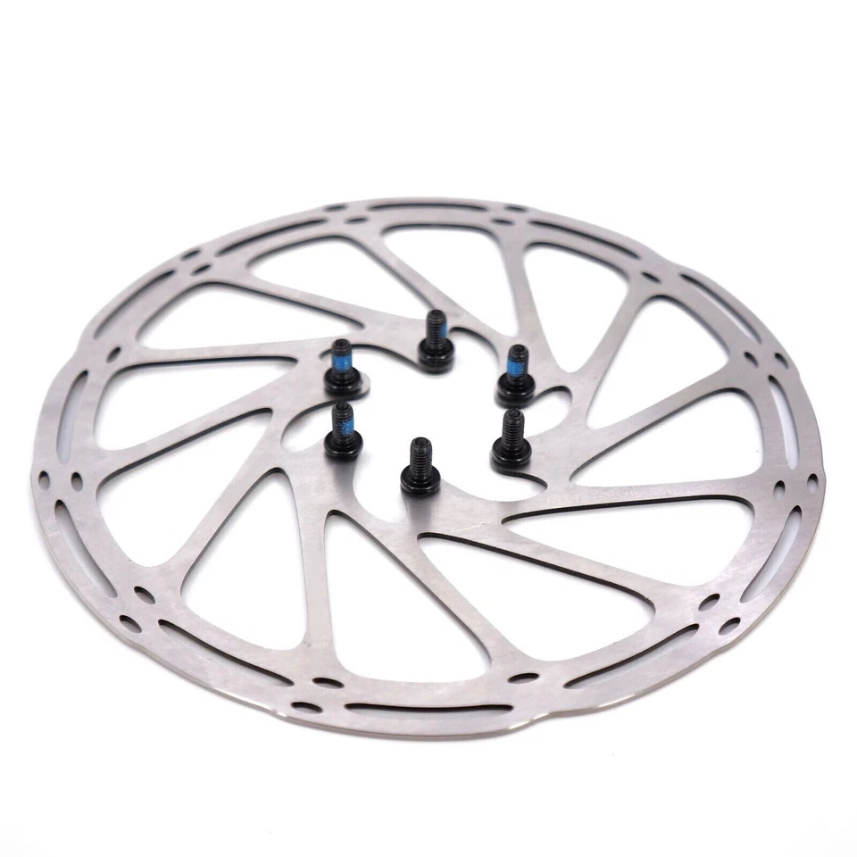 Tipsum 180 / 203mm MTB Bike Disc Brake Rotor 6 Bolt Hard Steel Bike Rotor 1or2